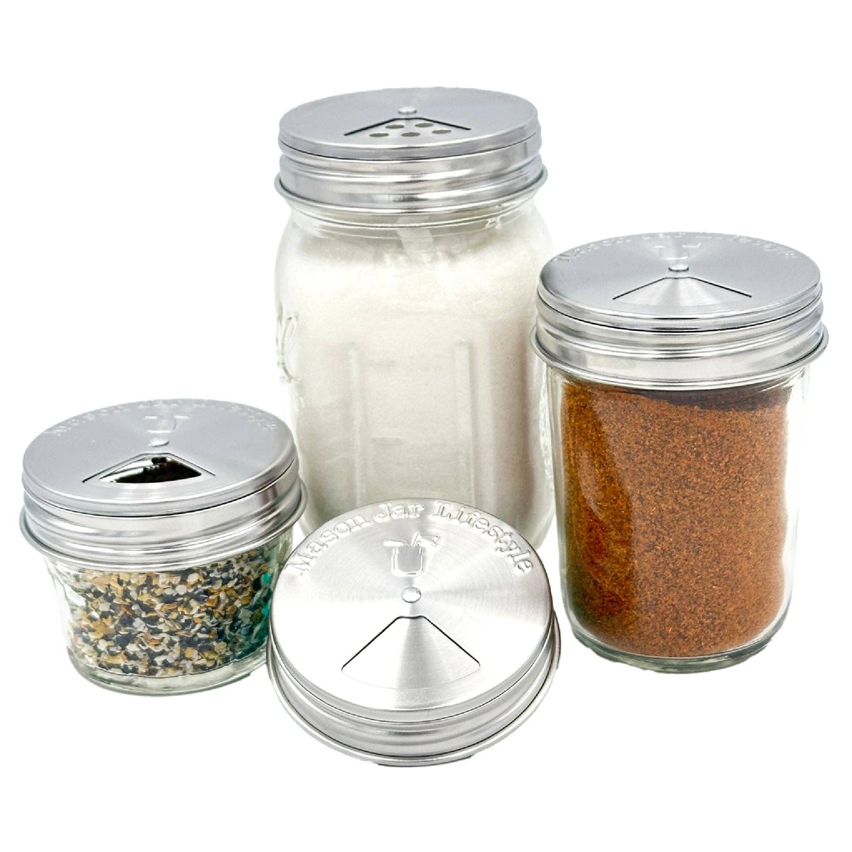 Mason Jar Lifestyle – Stainless Steel Spice Lids Mason Jar Lifestyle - Stainless Steel Spice Lids - image 14