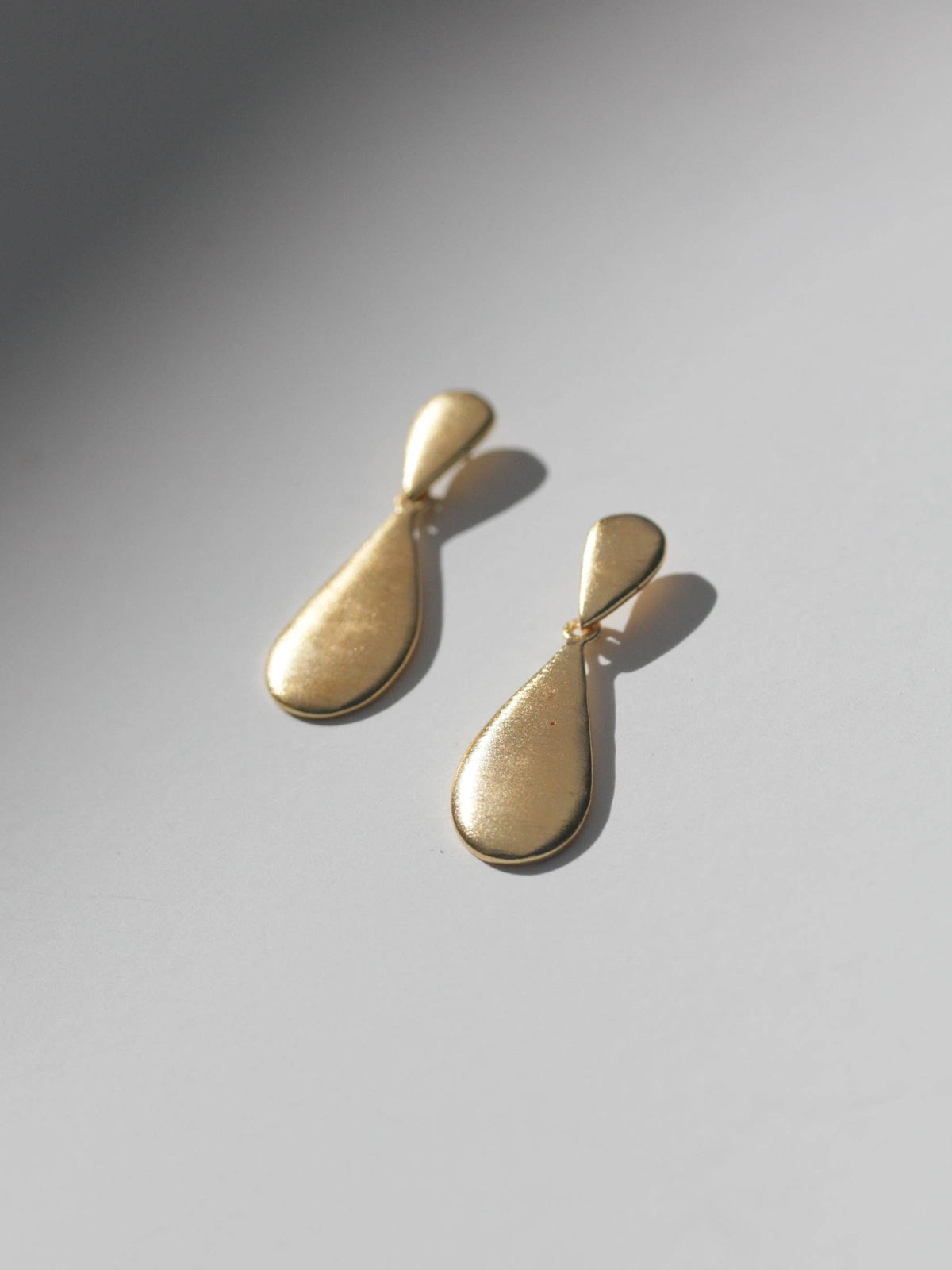 Rover and Kin - Luxe Gold Teardrop Earrings - image 4