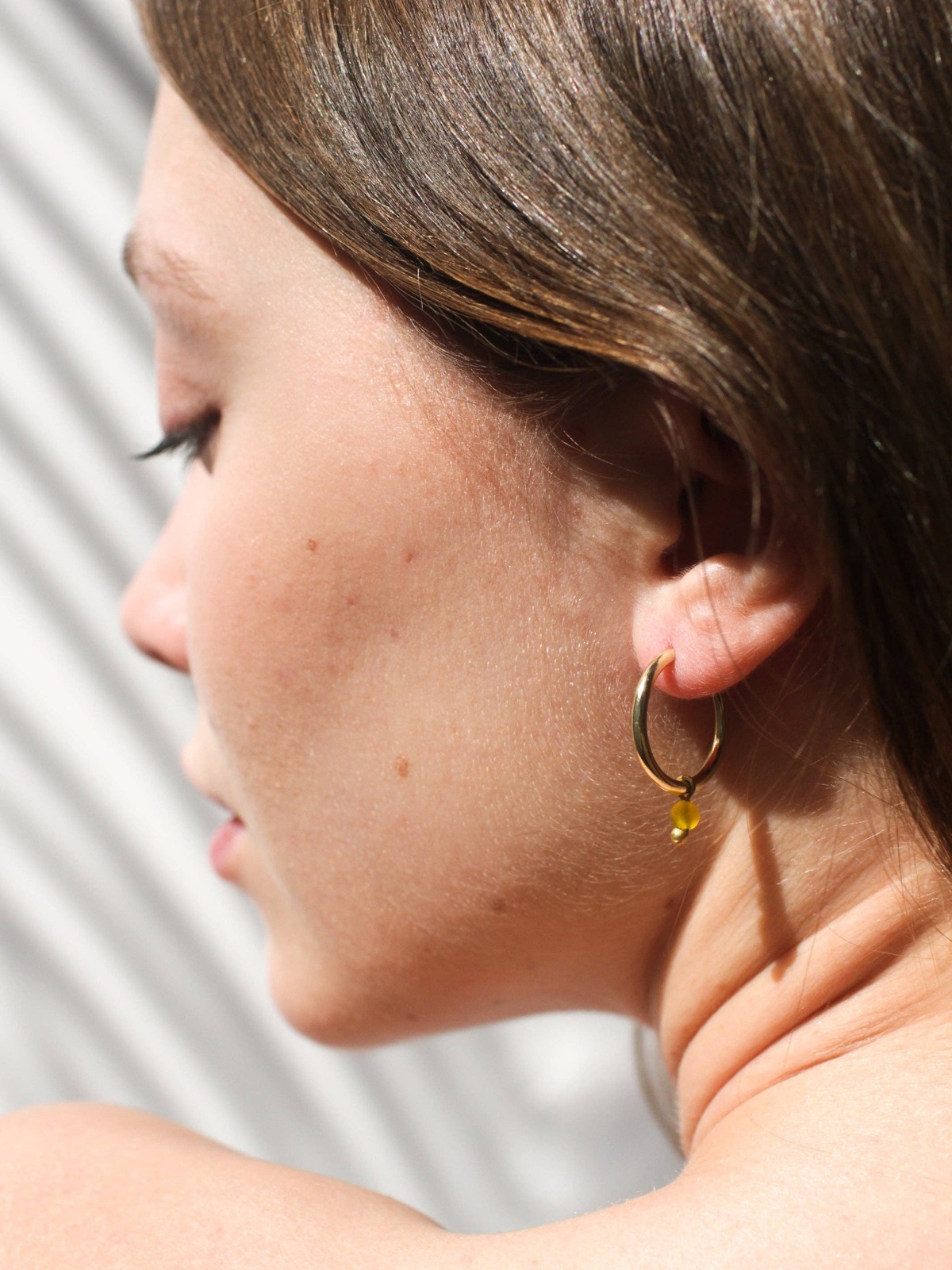 Rover and Kin - Sea Glass Huggies (Earrings) compostable - image 11