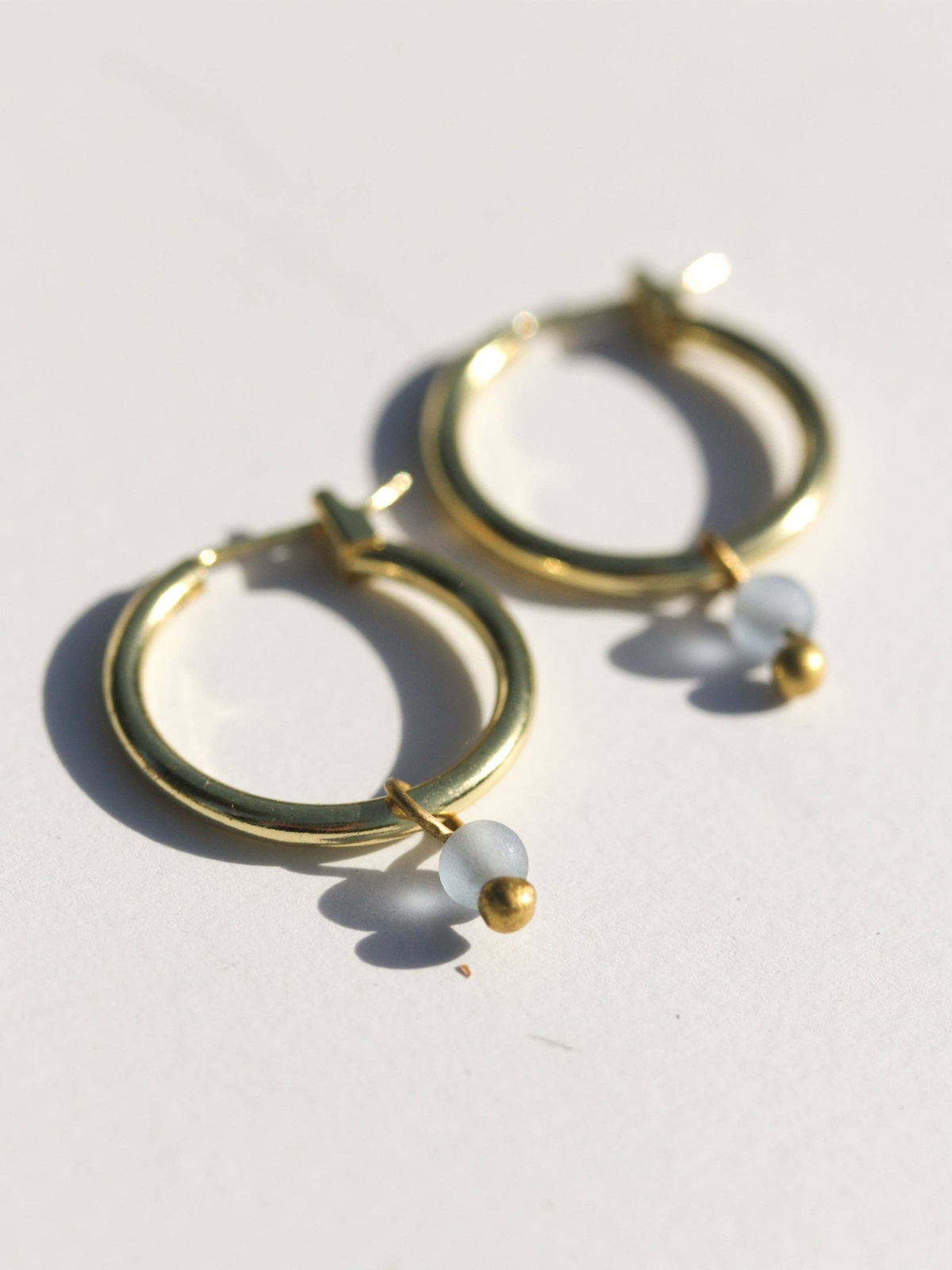 Rover and Kin - Sea Glass Huggies (Earrings) compostable - image 4