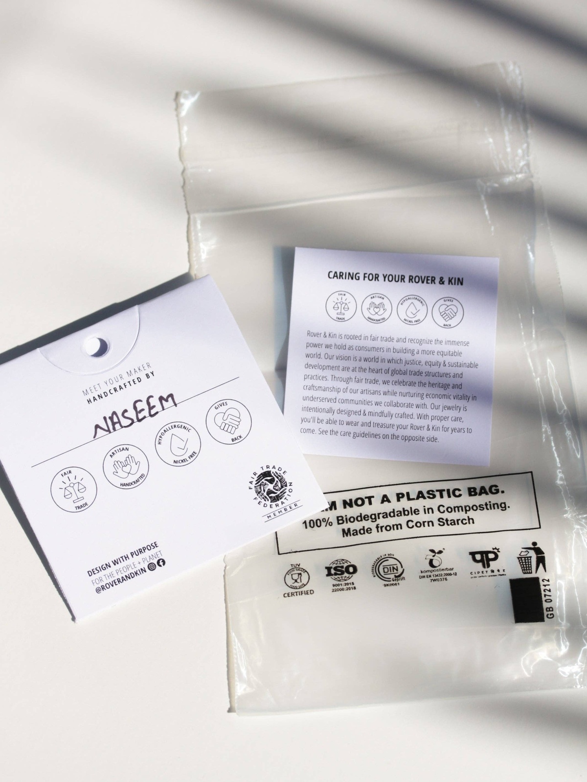 Rover and Kin - Sea Glass Huggies (Earrings) compostable - image 7