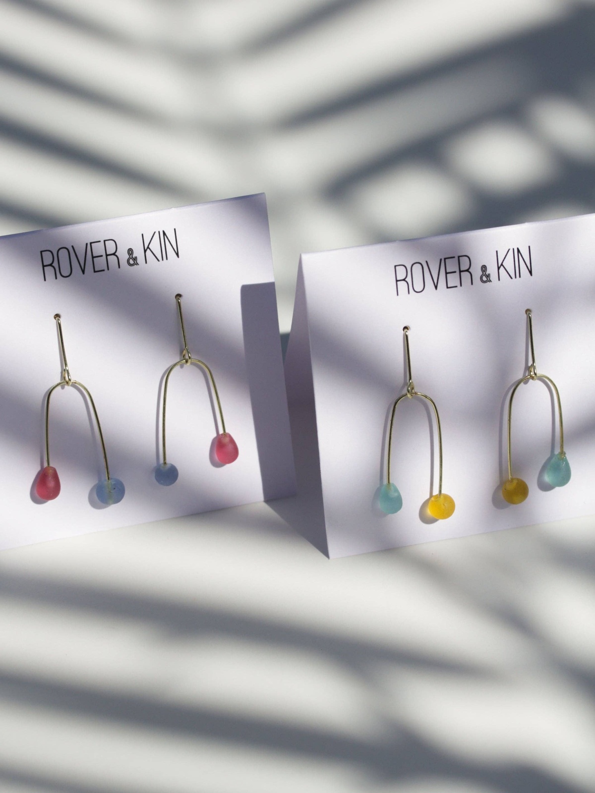 Rover and Kin – Sea Glass Mobile Earrings – Sunshine Day SMJSGMOBSD Rover and Kin - Sea Glass Mobile Earrings - Sunshine Day compostable - image 6