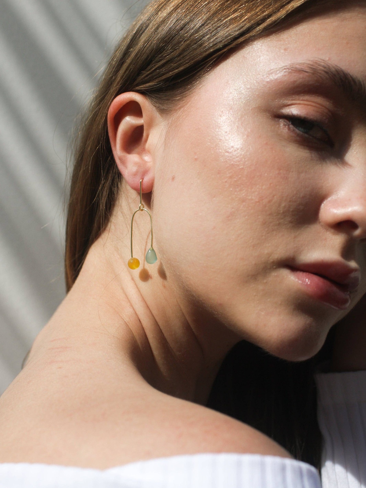 Rover and Kin – Sea Glass Mobile Earrings – Sunshine Day SMJSGMOBSD Rover and Kin - Sea Glass Mobile Earrings - Sunshine Day compostable - image 3