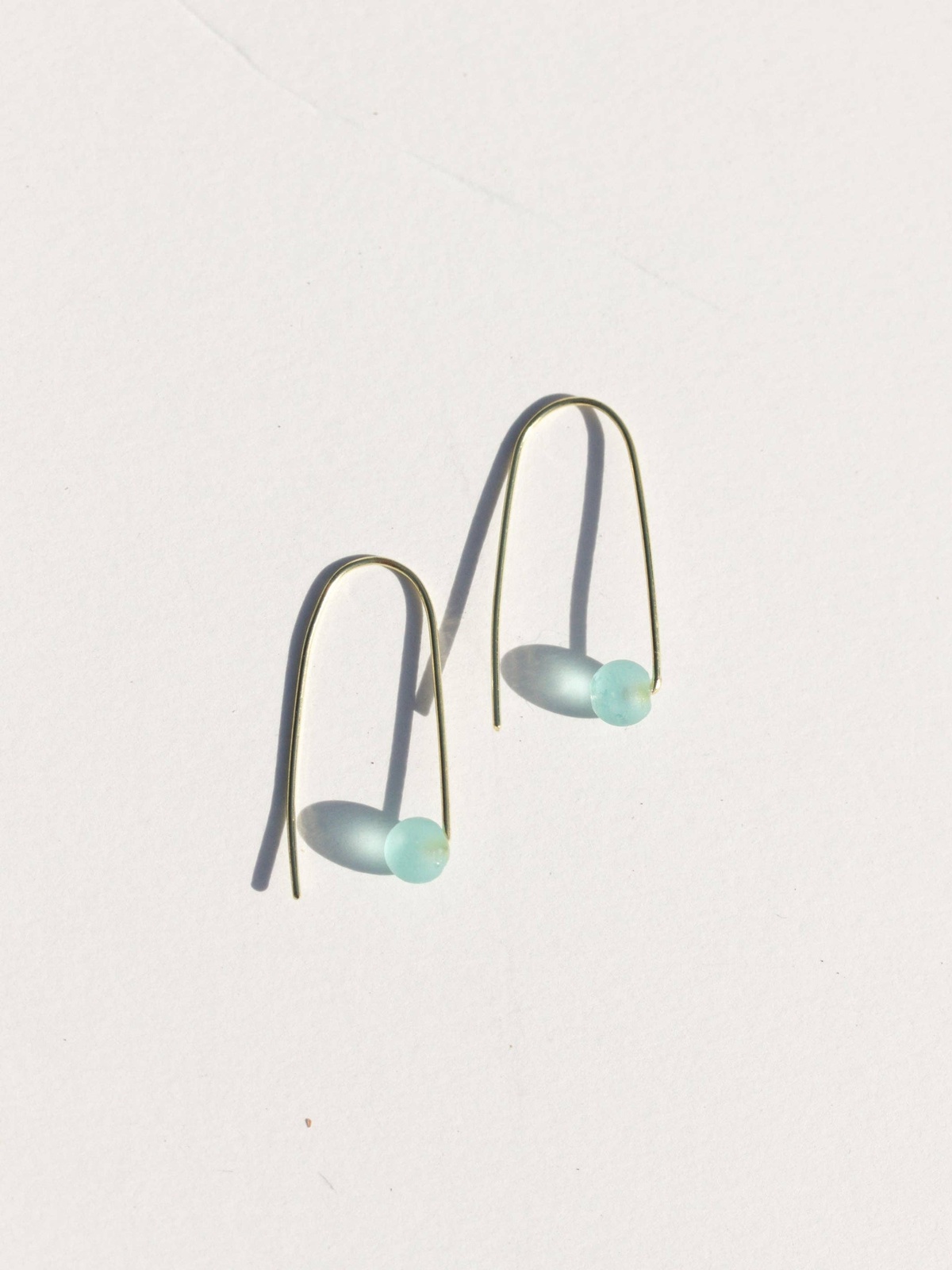 Rover and Kin - Sea Glass Threader Earrings biodegradable