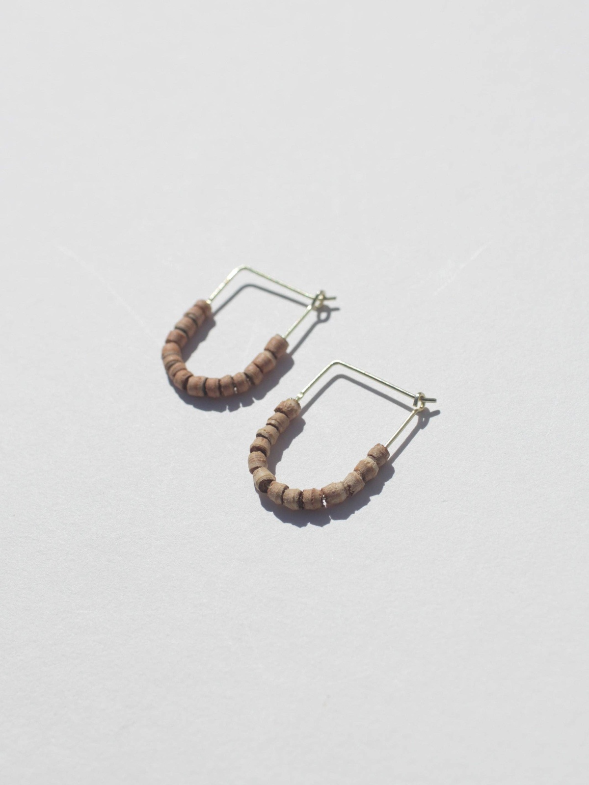 Rover and Kin - Teak Beaded Drape Earrings - image 9