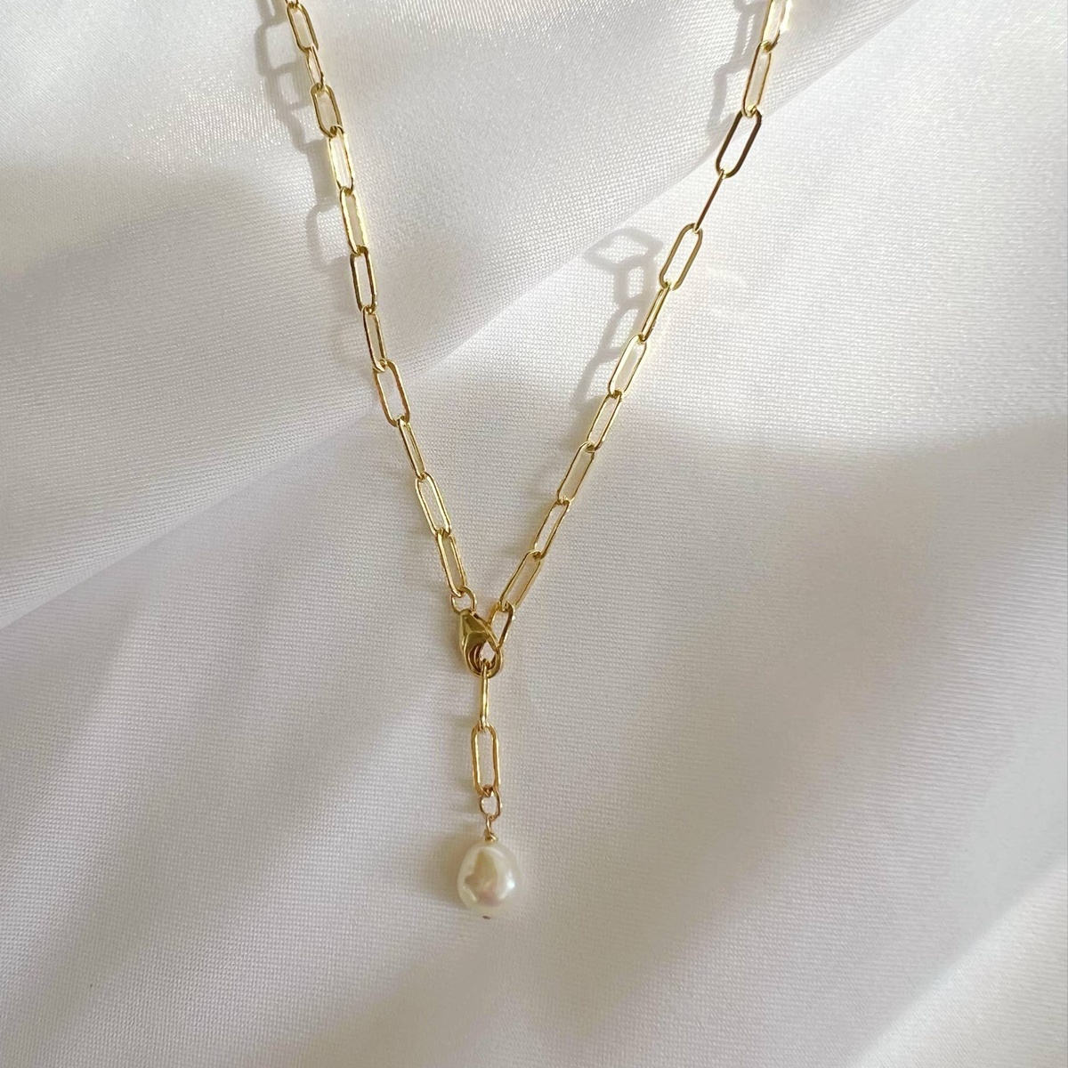 True by Kristy Jewelry – Freshwater Pearl Necklace Gold-Filled JWLRYELFWP True By Kristy Jewelry - Freshwater Pearl Necklace Gold-Filled natural pearl is unique - image 2