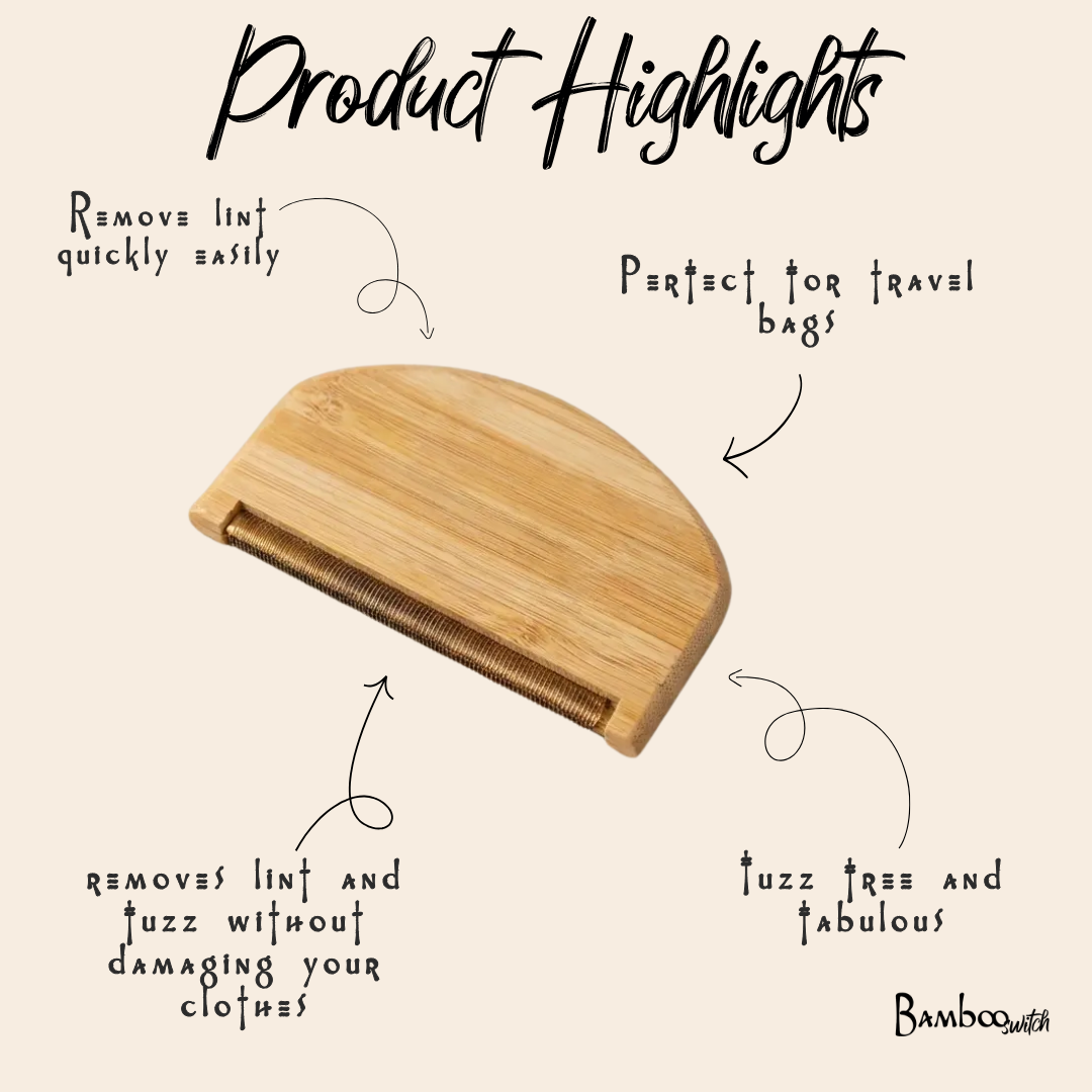 Bamboo Switch - Bamboo Travel Lint Remover lint-free - image 2