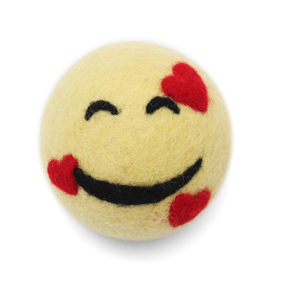 Ethical Global - Wool Dryer Balls, Emojis new zealand wool dryer balls
