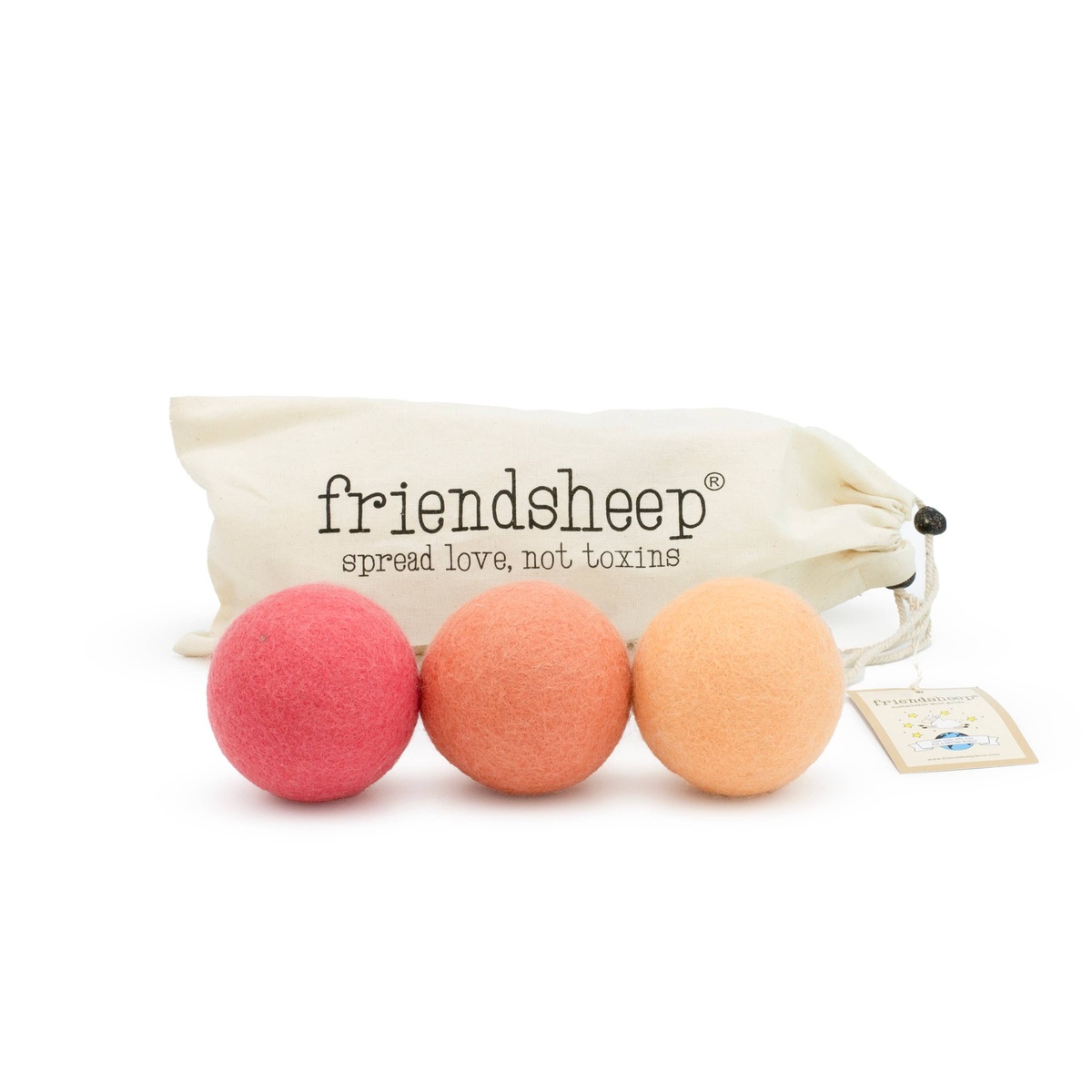 Friendsheep – Wool Dryer Ball (3-Pack and 6-Pack Sets) Friendsheep - Wool Dryer Ball (3-Pack and 6-Pack Sets) cruelty-free certified wool - image 10