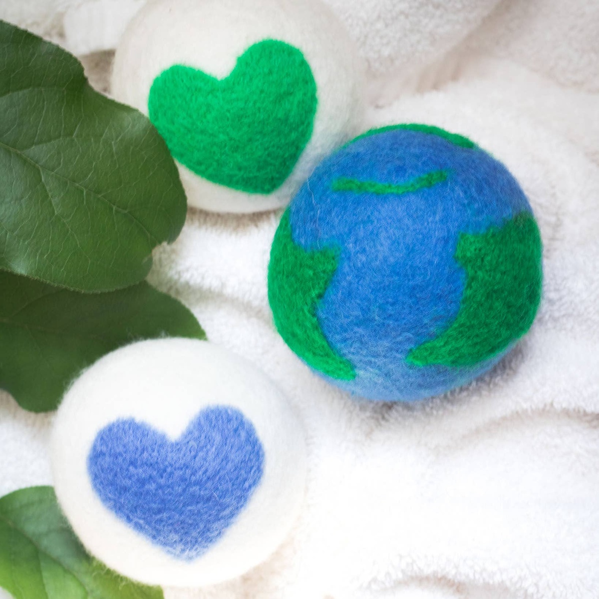 Friendsheep - Wool Dryer Balls, Patterned (Sold Individually) tightly felted wool - image 32
