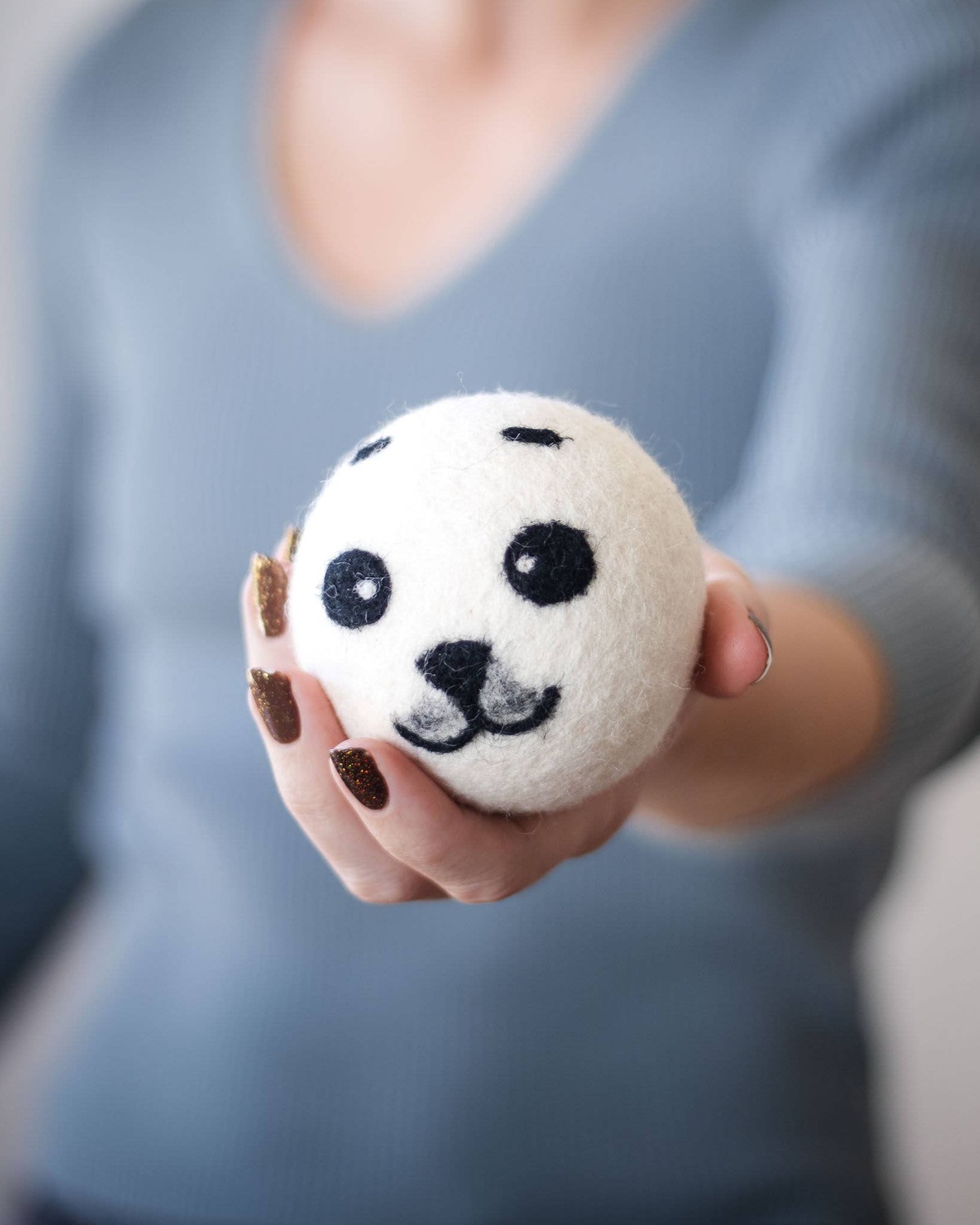 Friendsheep – Wool Dryer Balls, Patterned (Sold Individually) Friendsheep - Wool Dryer Balls, Patterned (Sold Individually) tightly felted wool - image 10