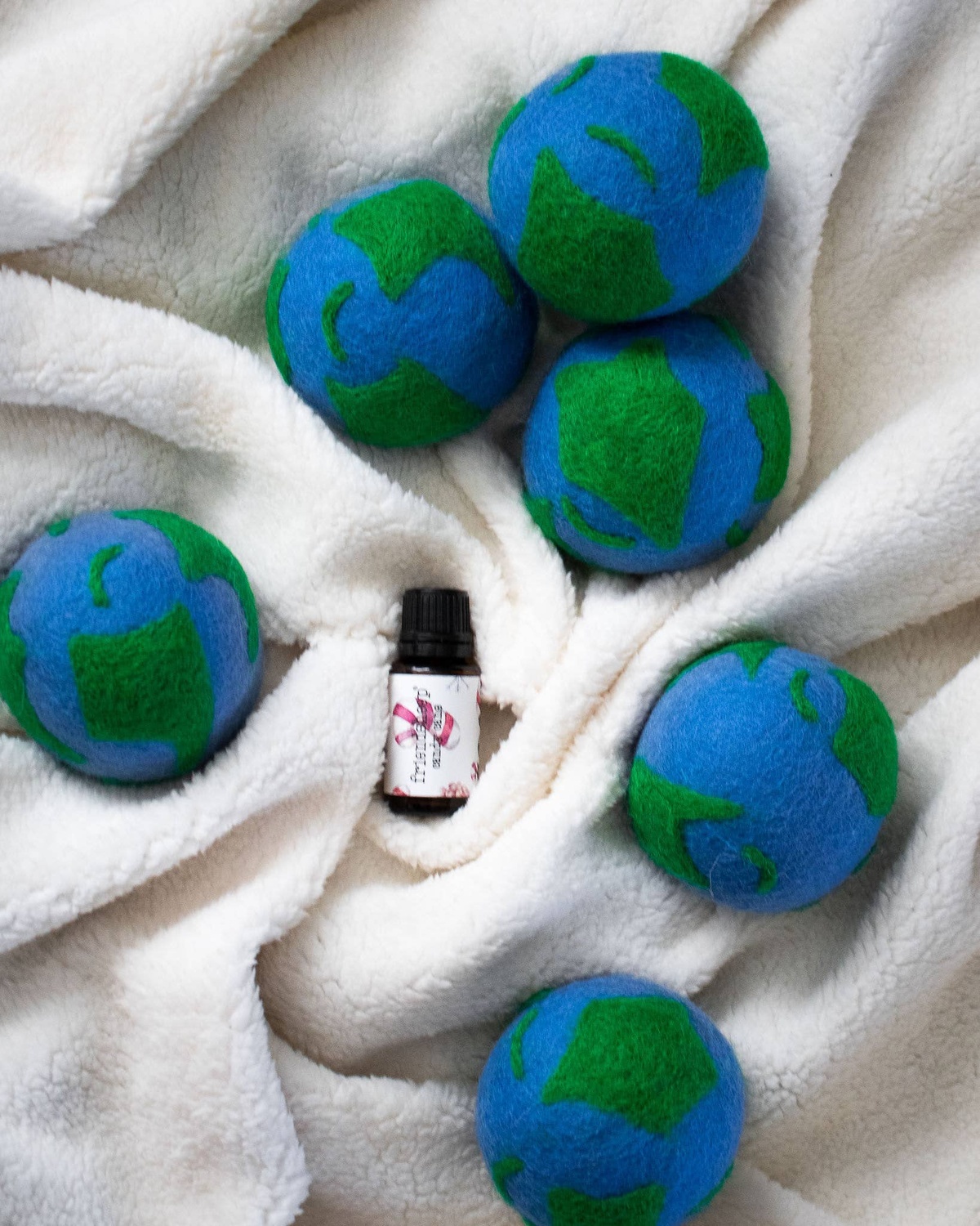 Friendsheep – Wool Dryer Balls, Patterned (Sold Individually) Friendsheep - Wool Dryer Balls, Patterned (Sold Individually) tightly felted wool - image 2
