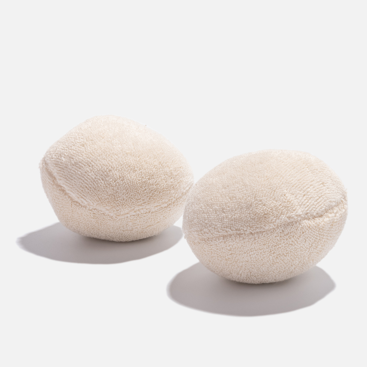 Zero Waste Club - Vegan Dryer Balls (Set Of 2), Recycled Waste Cotton organic cotton terry cloth