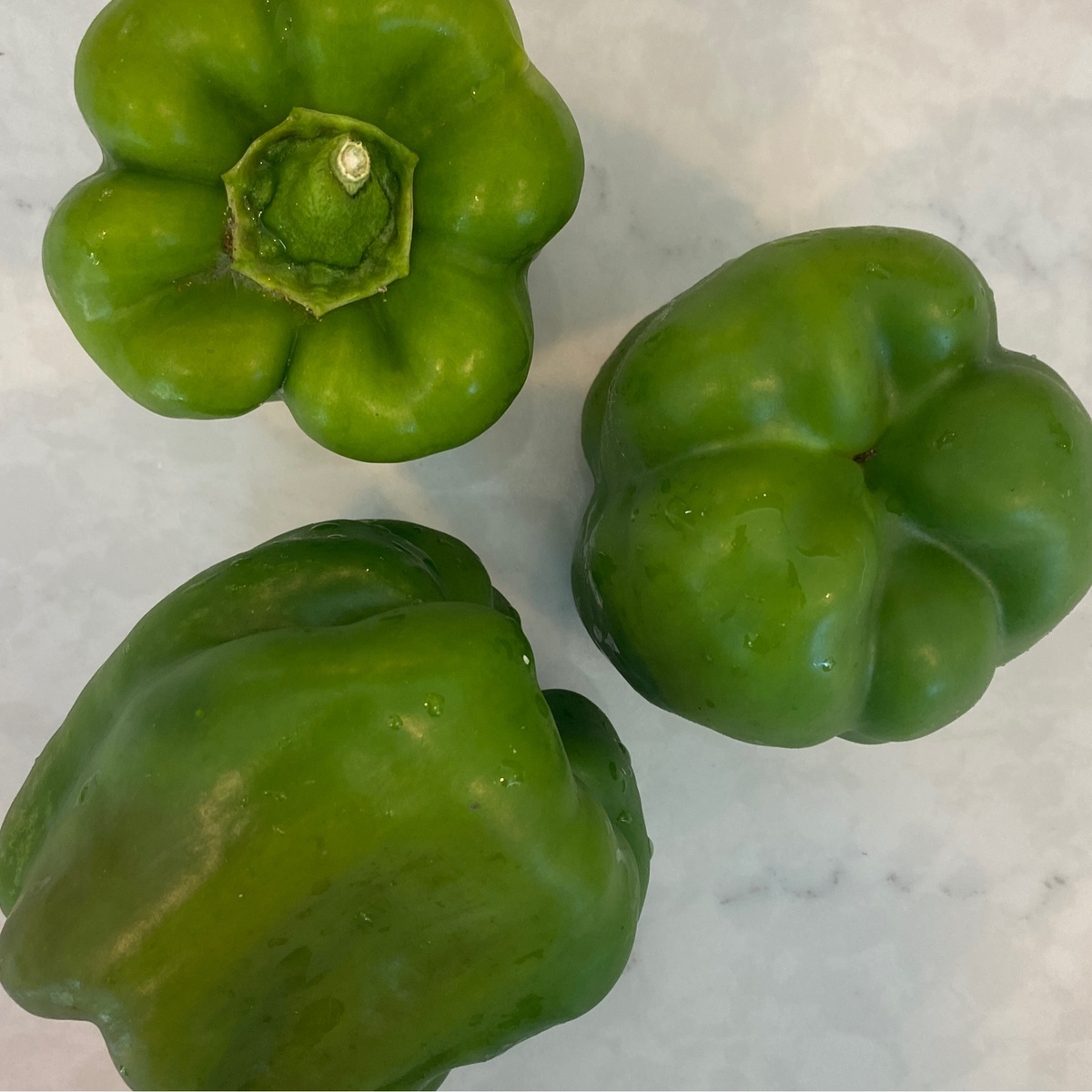Meristem Farm Peppers, Bell, Mostly Green, Organic