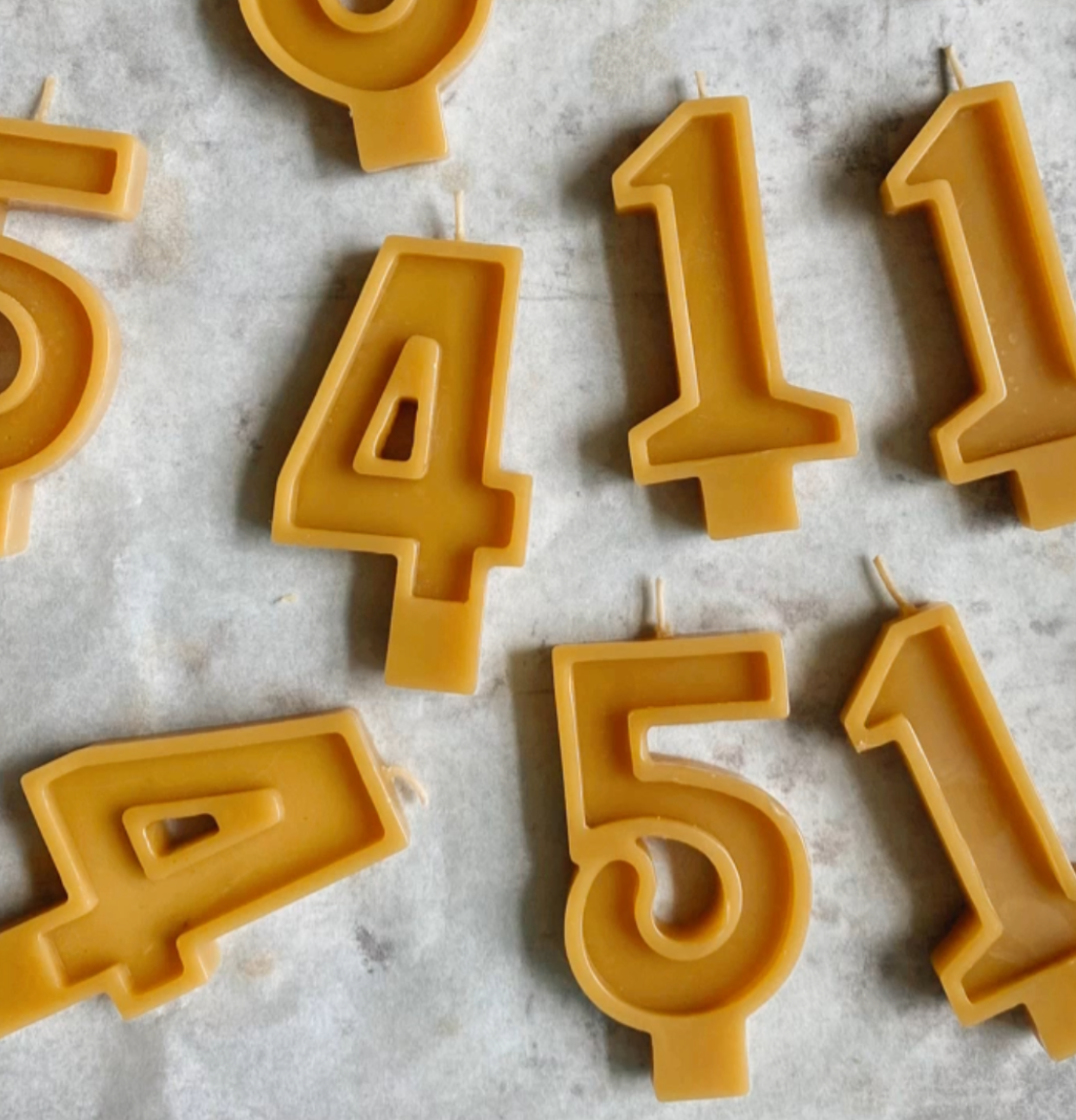 Perennial Homestead - Beeswax Birthday Candles