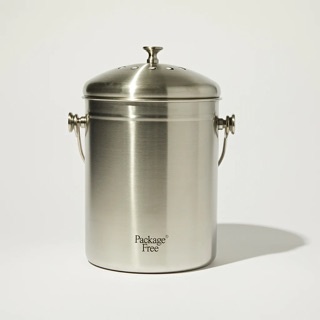 Package Free – Compost Bin, Stainless Steel Package Free - Compost Bin, Stainless Steel synthetic fibers - image 2