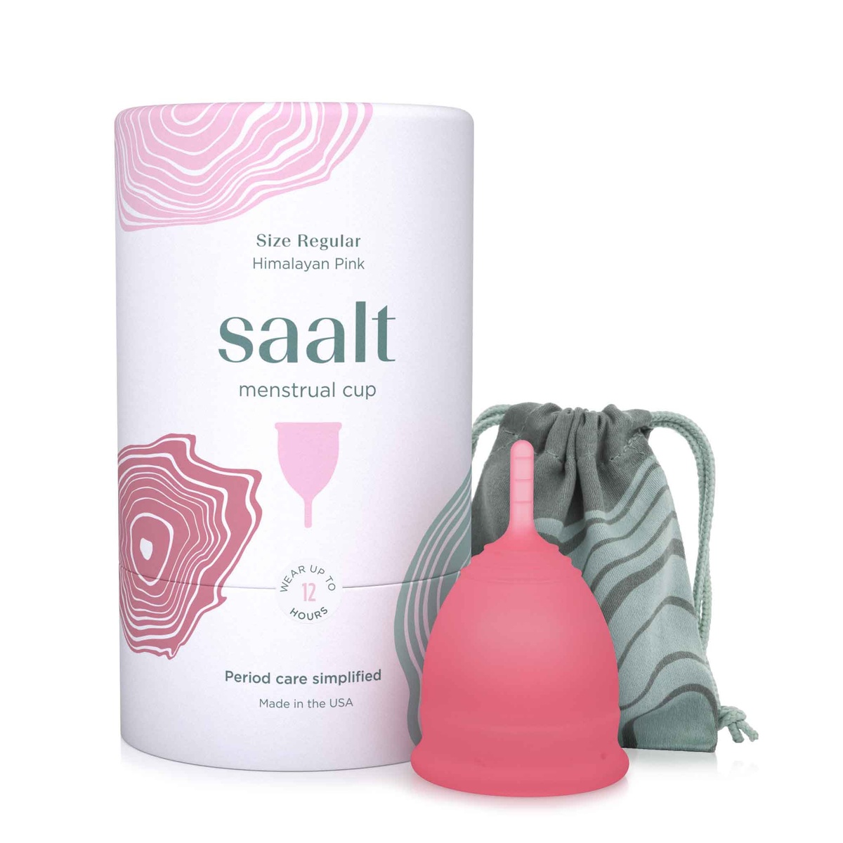 Saalt - Menstrual Cup (Regular Firmness) medical-grade silicone - image 2