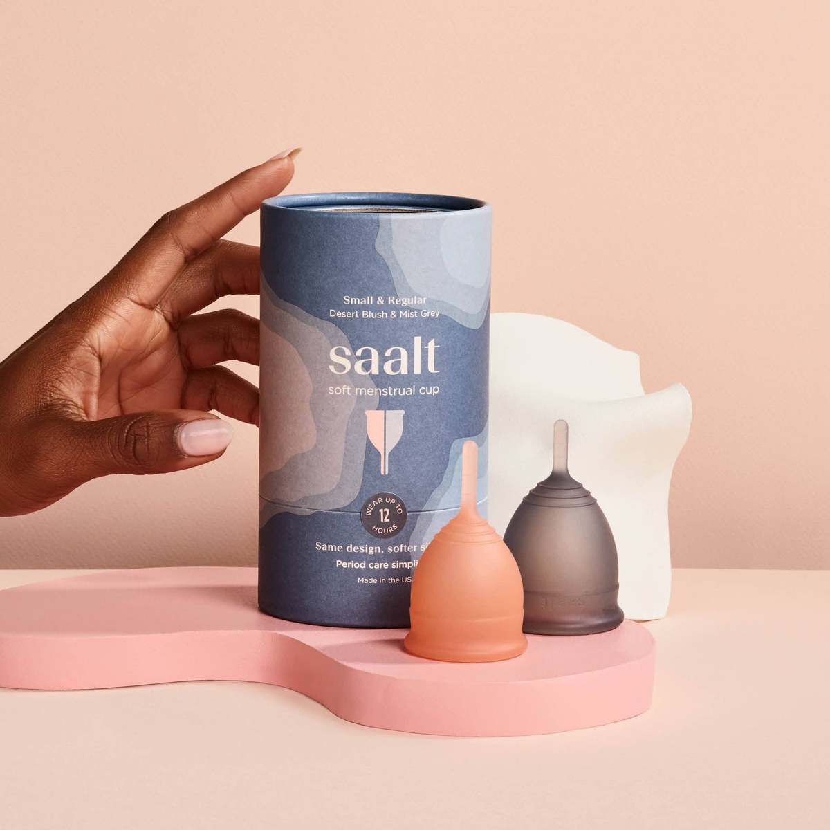 Saalt - Soft Menstrual Cup Duo Pack ultra-soft medical-grade silicone - image 2
