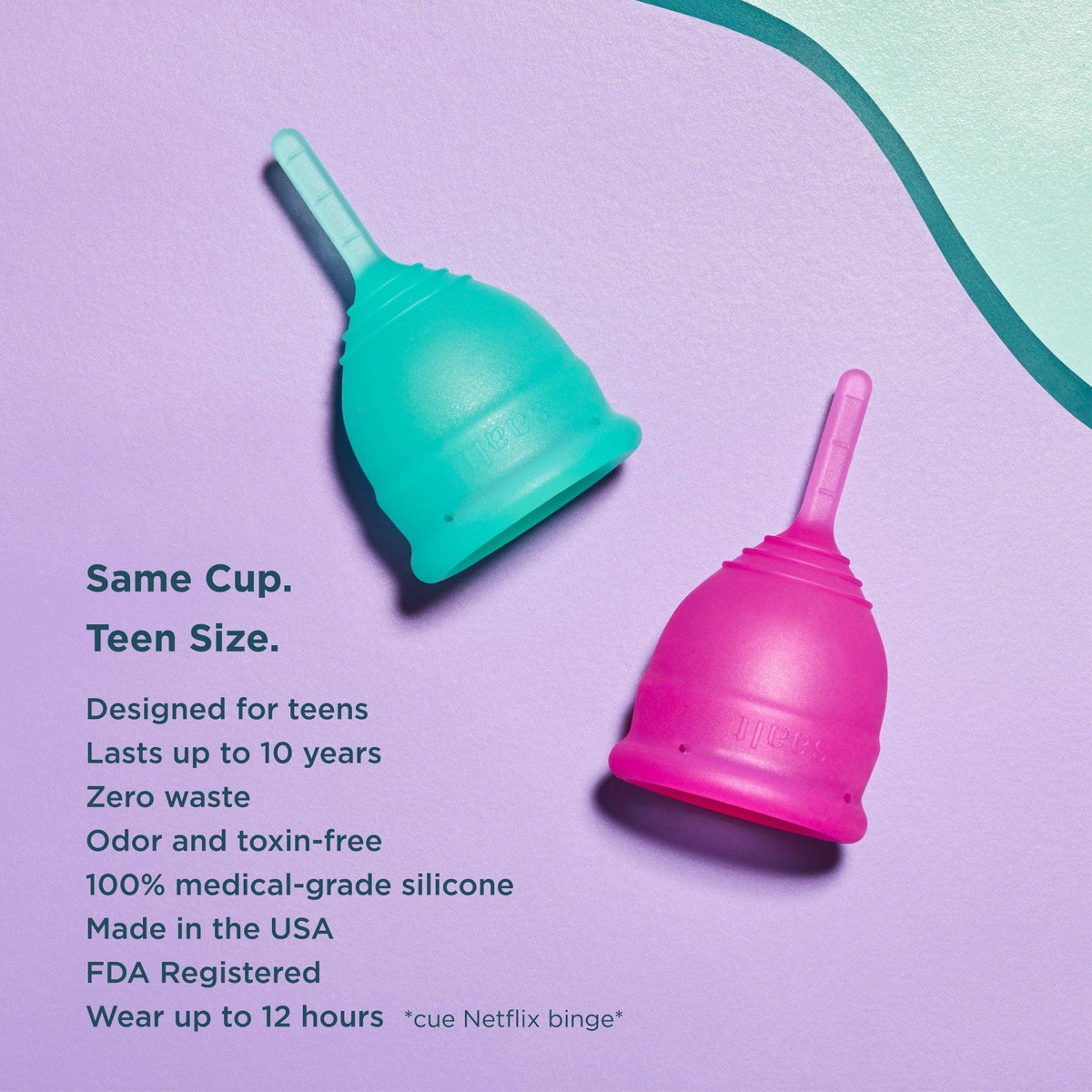 Saalt - Teen Cup medical-grade silicone - image 3