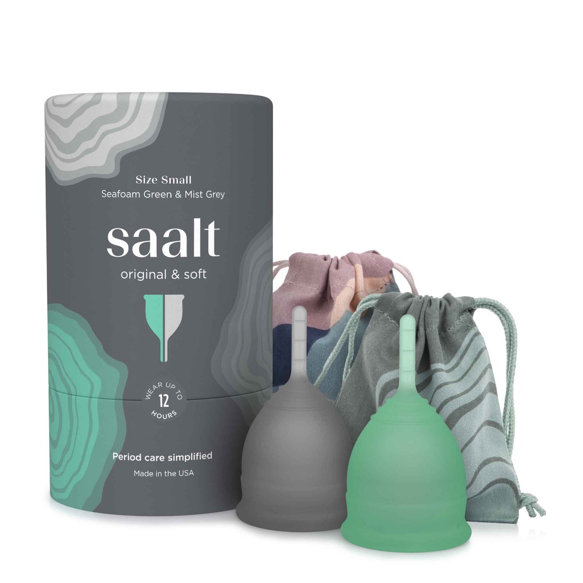 Saalt - Twin Pack medical-grade silicone