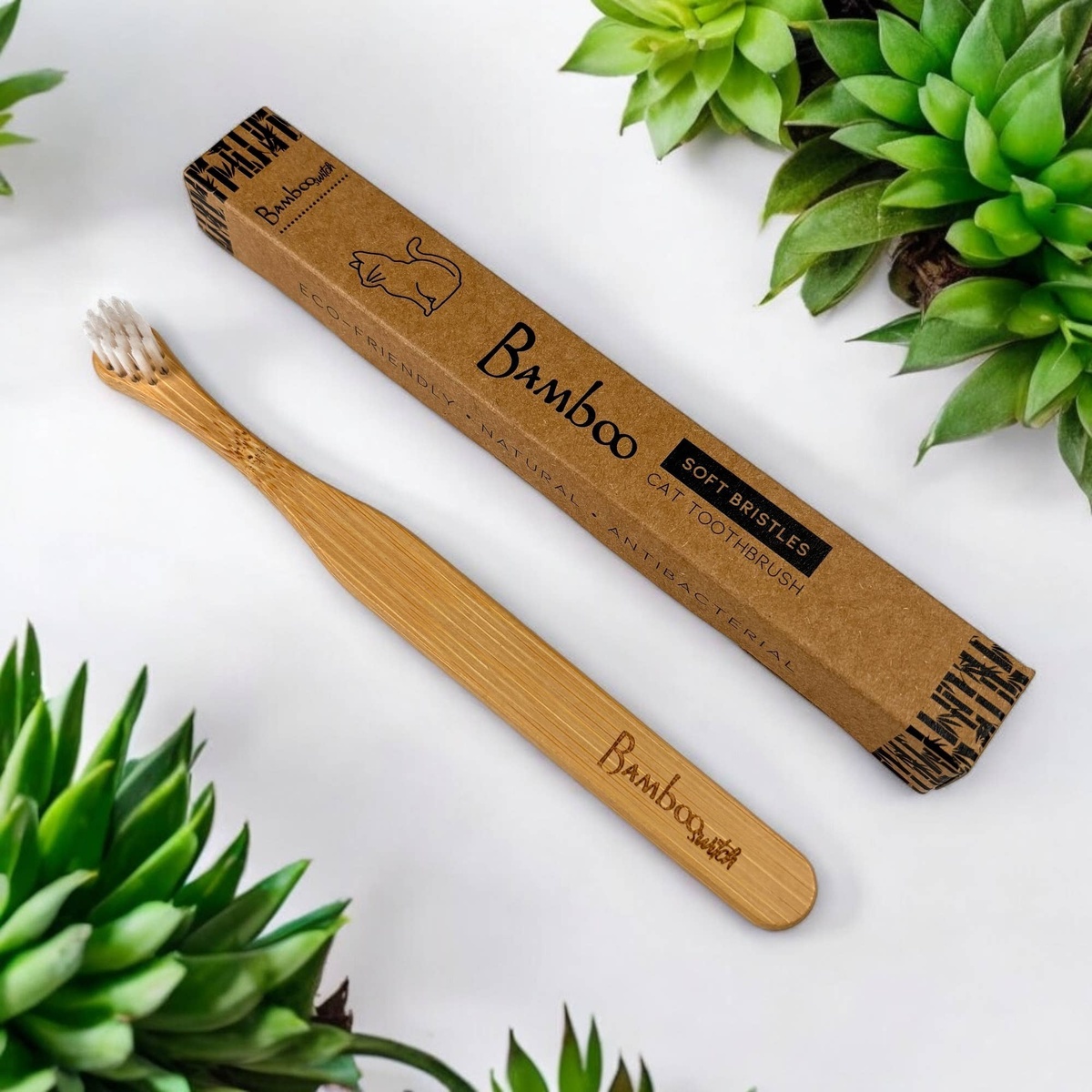 Bamboo Switch - Bamboo Cat Toothbrush renewable bamboo