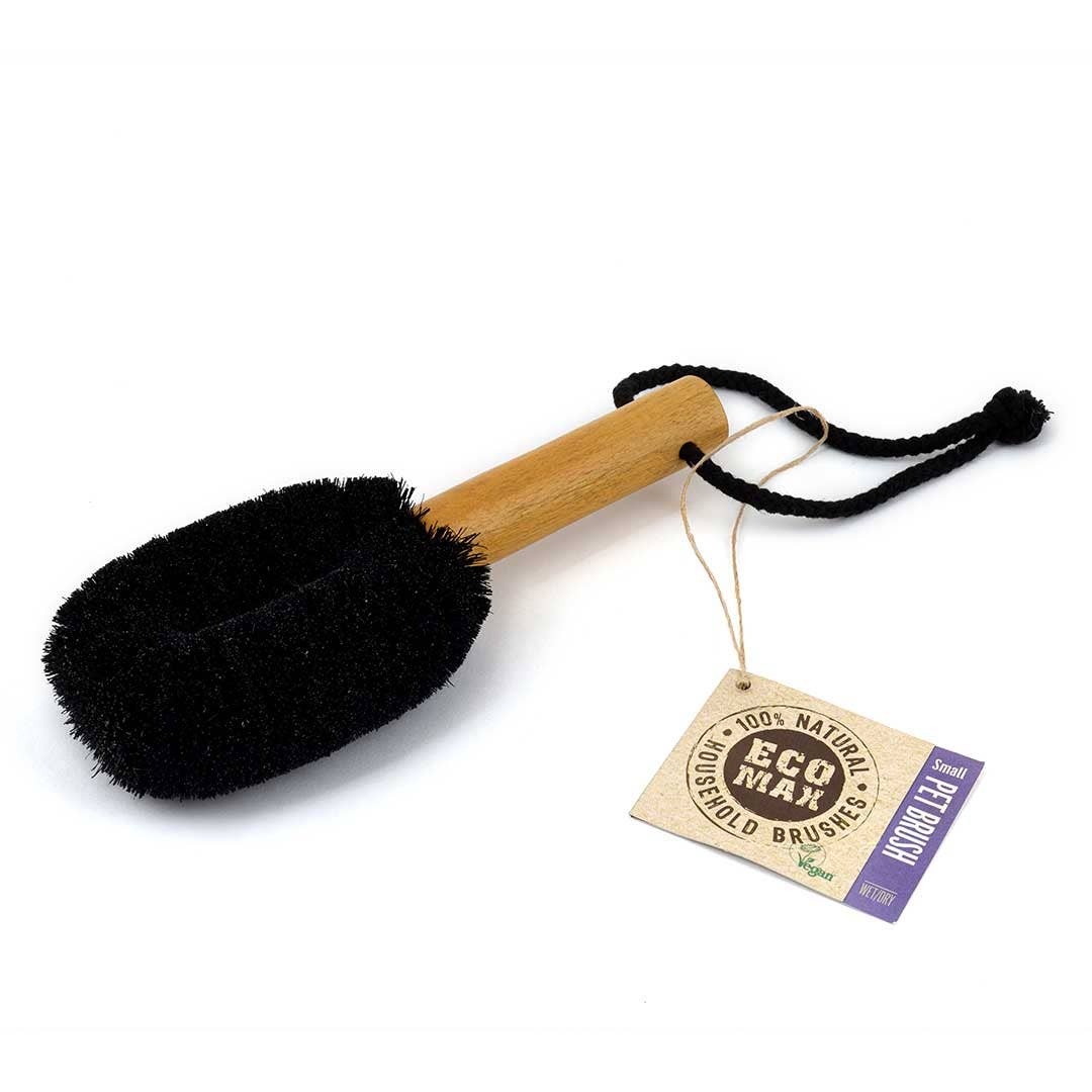 Ethical Global - Wash & Groom Pet Brush - Perfect for Dogs & Cats natural anti-bacterial coconut fiber