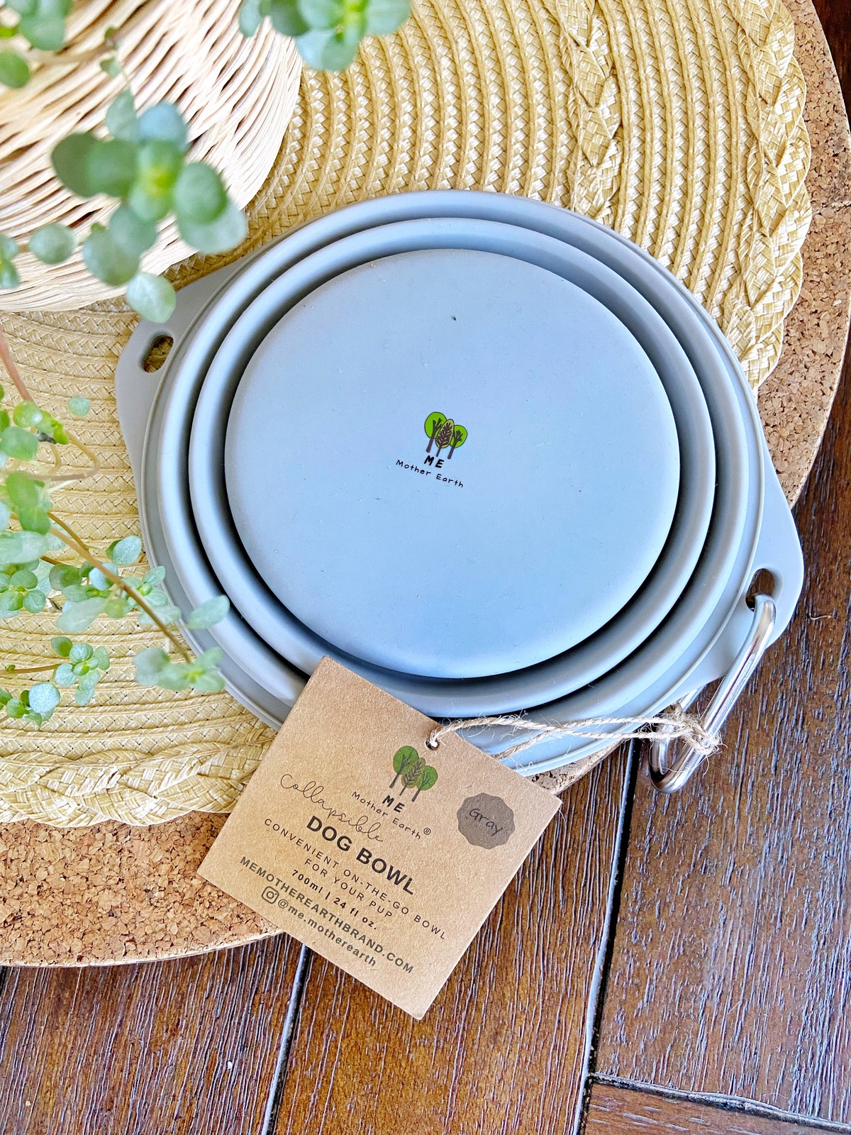 Me Mother Earth - Silicone Dog Bowl reusable - image 2