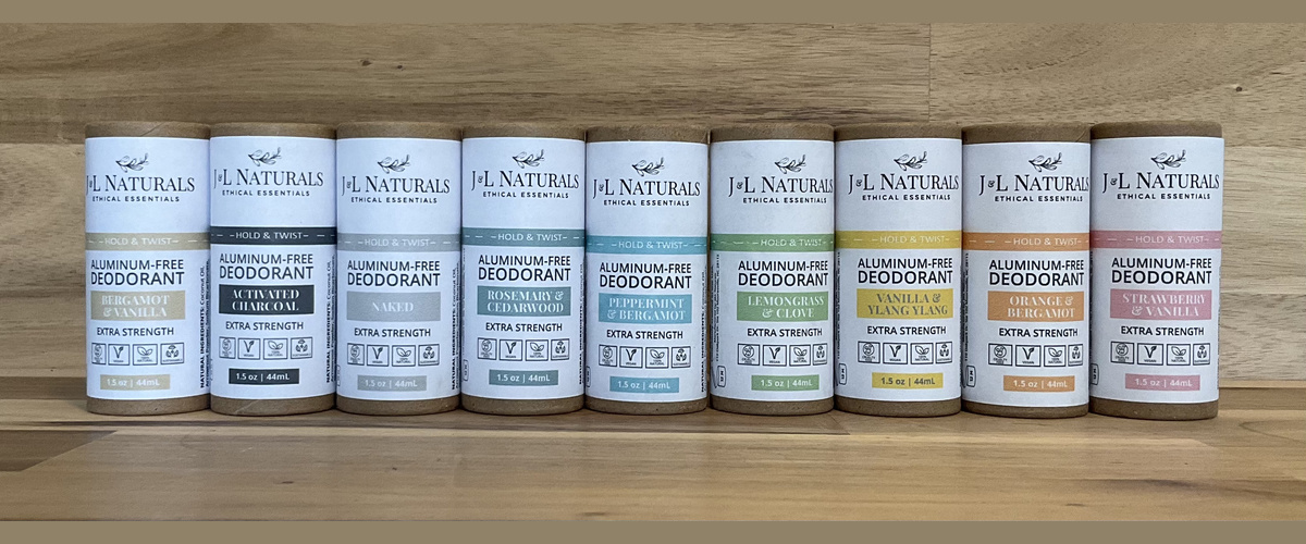 J and L Naturals - Extra-Strength Deodorant (Baking Soda Based) natural disinfectants
