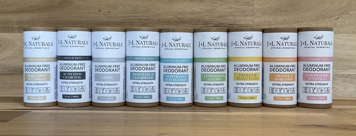 Jl Naturals - Extra-Strength Deodorant (Baking Soda Based) natural disinfectants