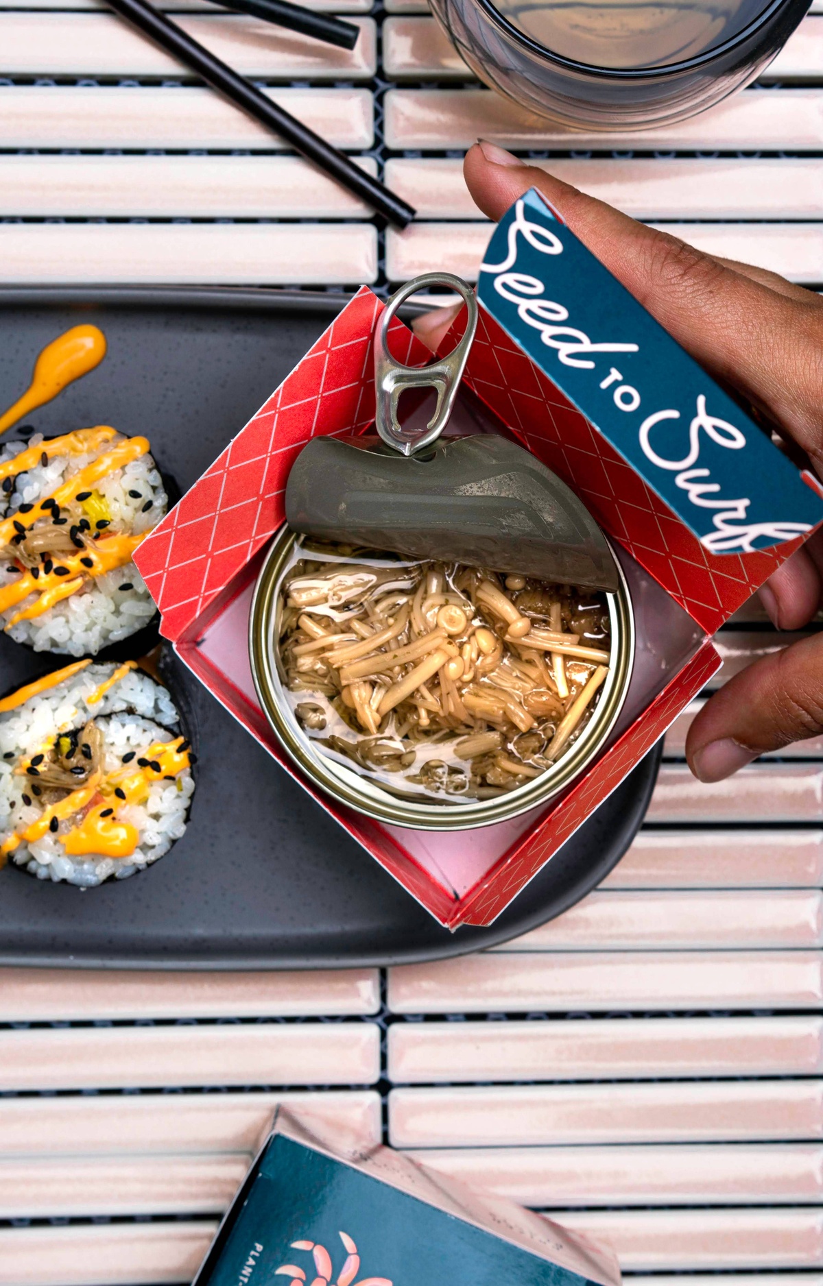 Seed To Surf - Enoki Mushroom "Snow Crab" (Vegan) whole mushrooms - image 7
