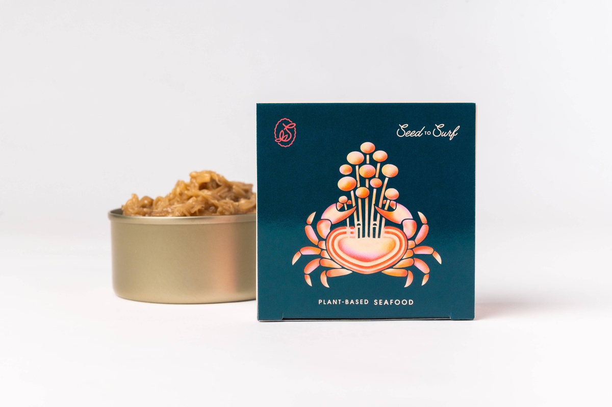 Seed To Surf - Enoki Mushroom "Snow Crab" (Vegan) whole mushrooms