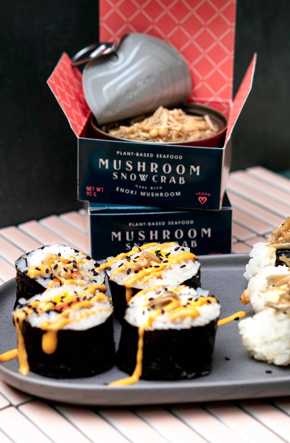 Seed To Surf - Enoki Mushroom "Snow Crab" (Vegan) whole mushrooms - image 10