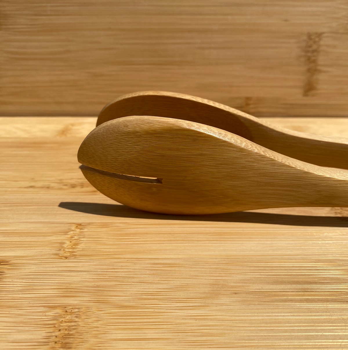 Bamboo Switch - Bamboo Serving Tongs (Spoon-End or Fork-End) plastic-free - image 6