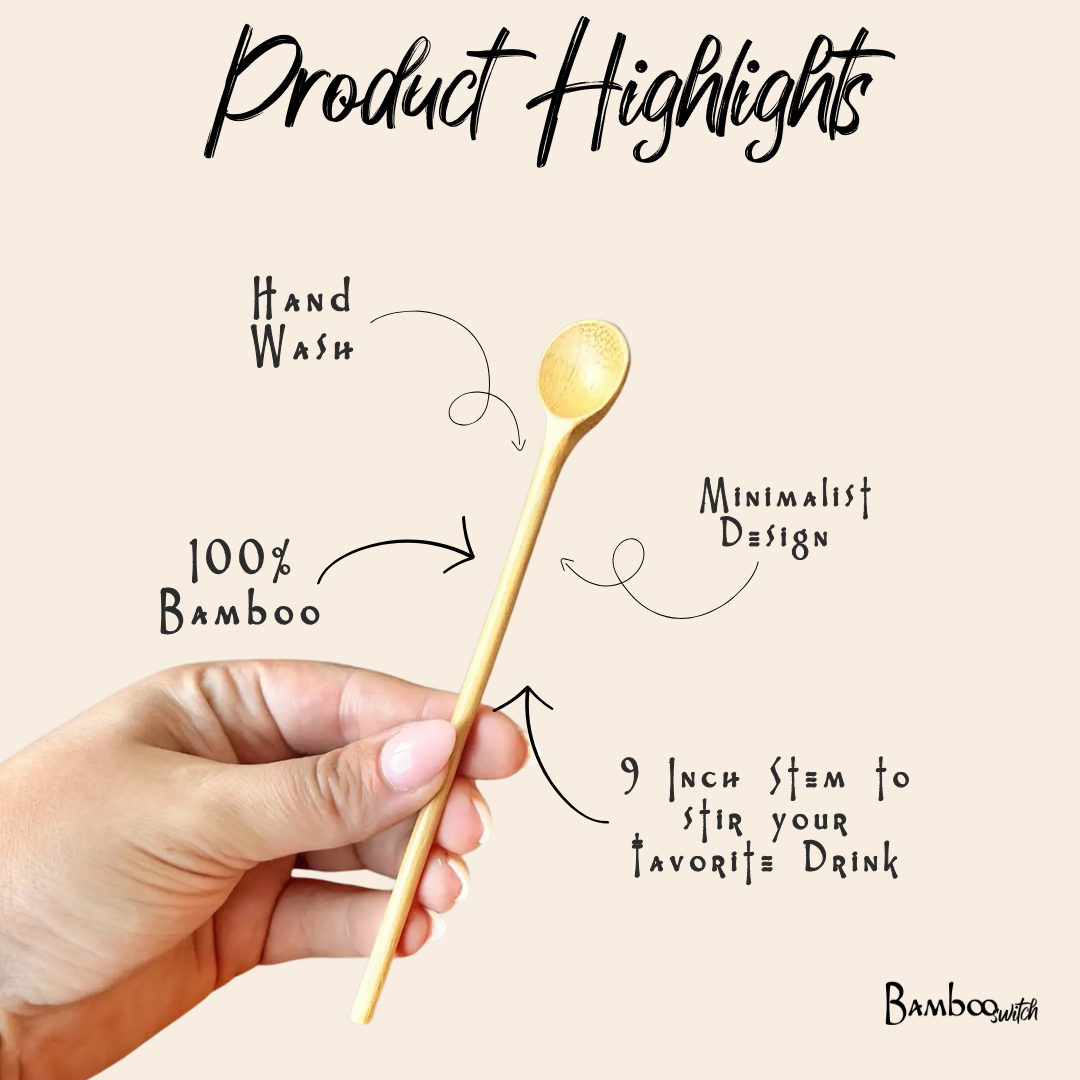 Bamboo Switch - Bamboo Stir Spoon package-free - image 2