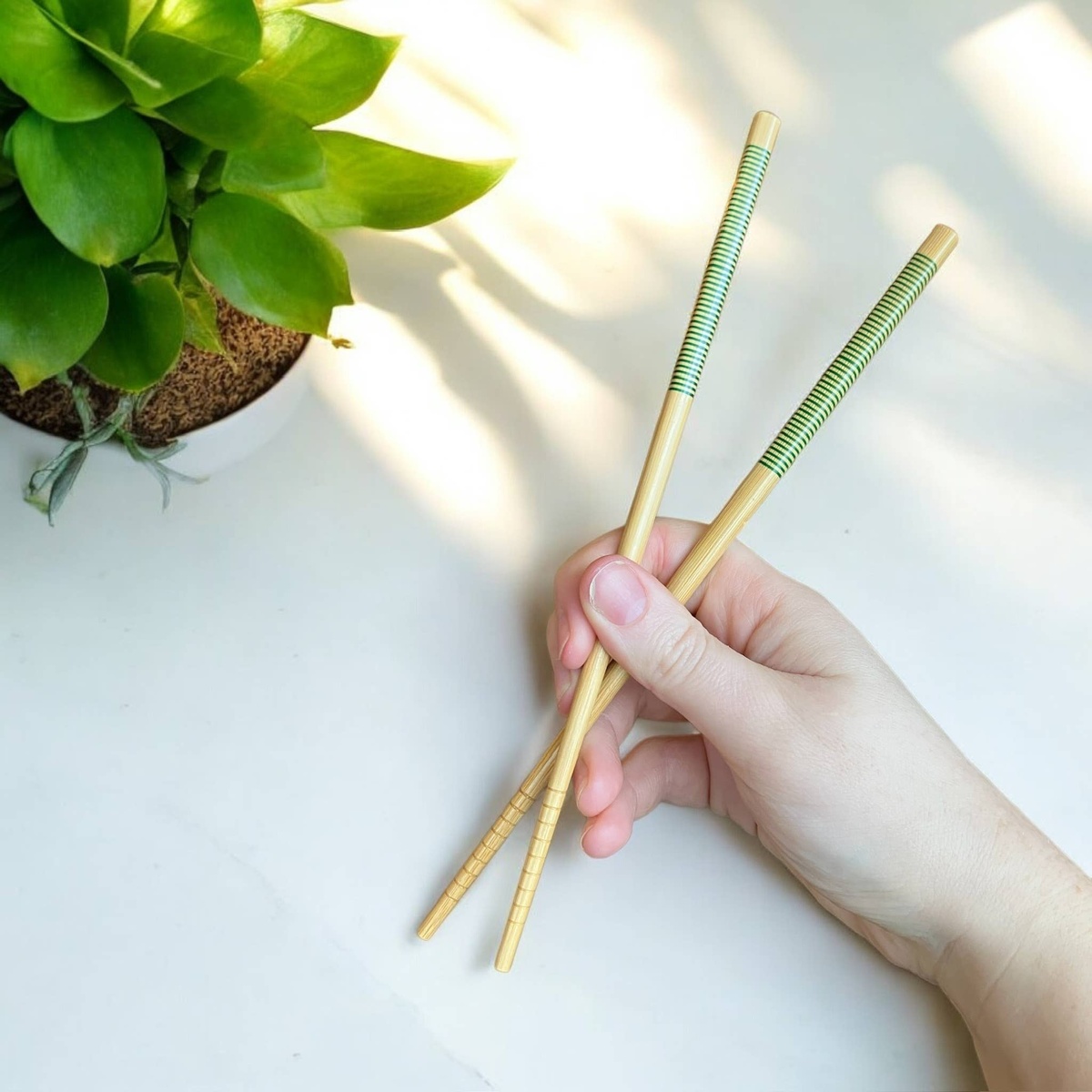 Bamboo Switch - Reusable Bamboo Chopsticks (per Pair) fast-growing bamboo - image 16