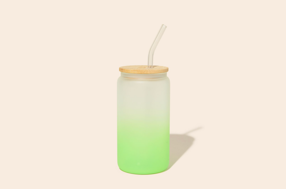 Bamboo Switch – Reusable Glass Can Cup**** Bamboo Switch - Reusable Glass Can Cup**** chemical-free - image 2