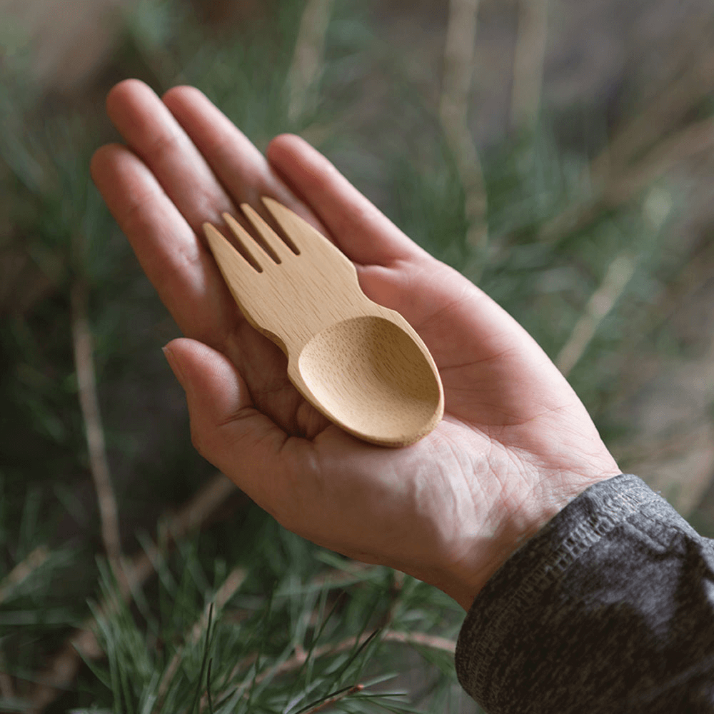 Bambu® - Mini Bamboo Spork organic bamboo - image 2