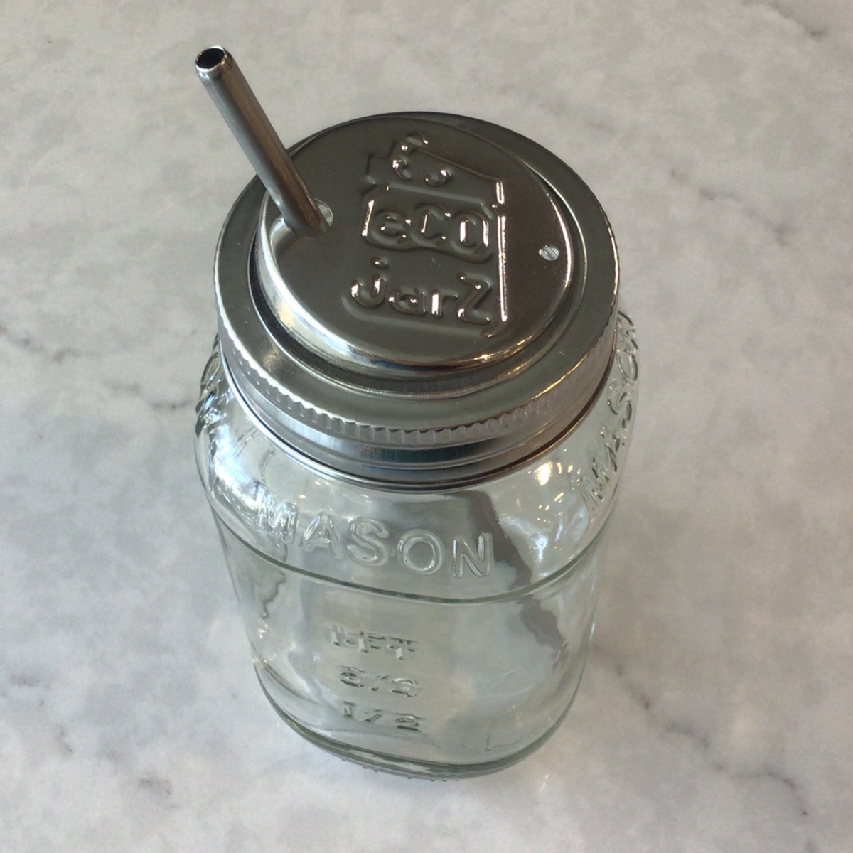 EcoJarz - Stainless Steel Drinking Mason Jar Lid (Lid Only) bpa-free - image 9