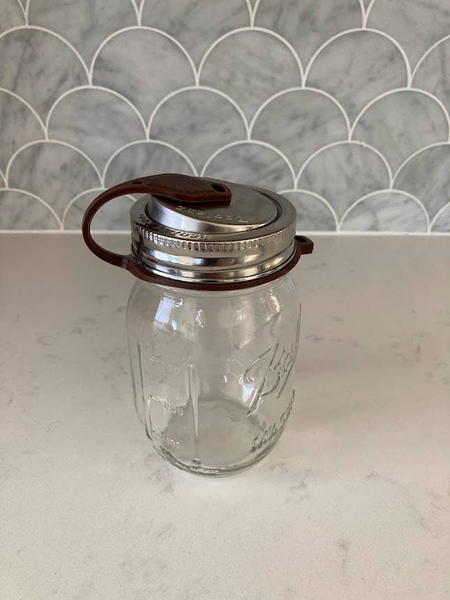 EcoJarz – Stainless Steel Regular Mouth Drinking Lid (with pop-top) EcoJarz - Stainless Steel Regular Mouth Drinking Lid (with pop-top) - image 6