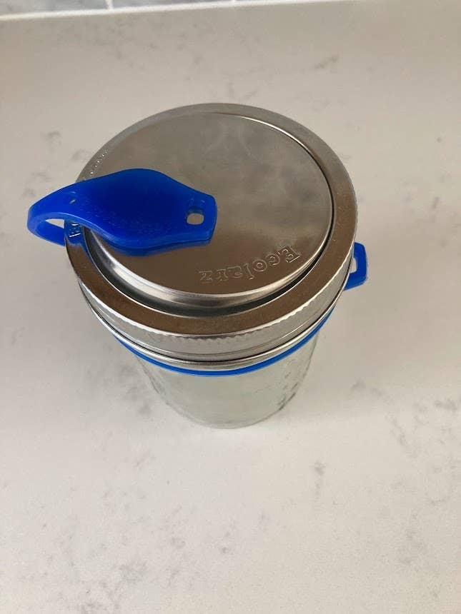 EcoJarz - Stainless Steel Wide Mouth Drinking Lid (with pop-top) - image 3