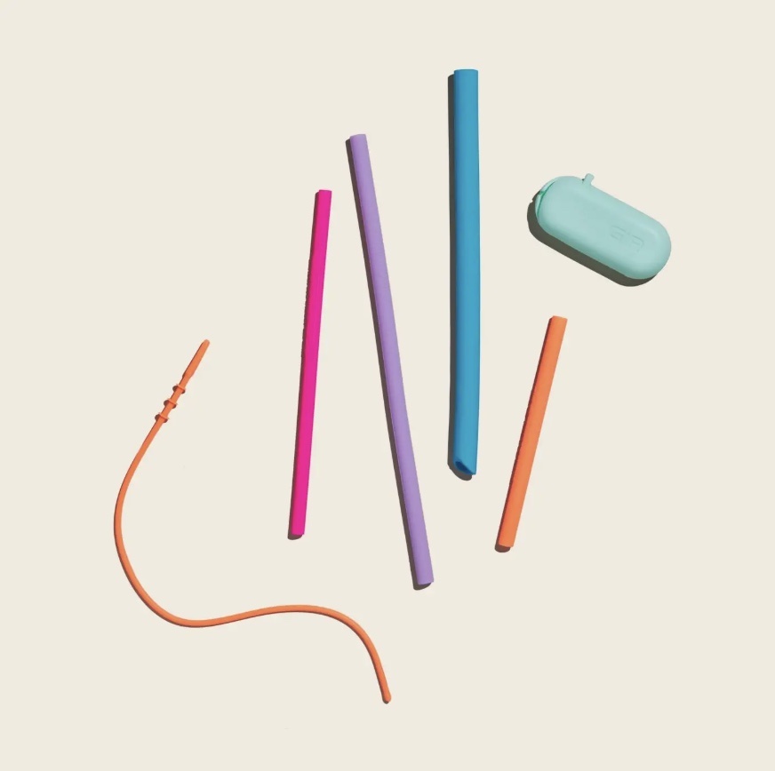 Gir - Platinum Silicone Straws and Accessories, Sold Individually platinum-cured - image 2