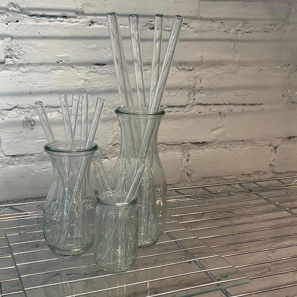 Glass Blower Gabriel - Glass Straws (Benson-Made)
