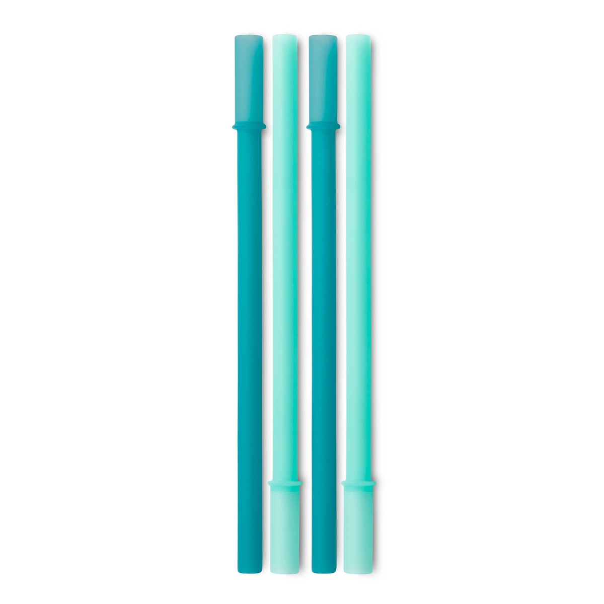 GoSili - SiliStraw Reusable Connectable Silicone Straws - Set of 4** nontoxic platinum silicone - image 2