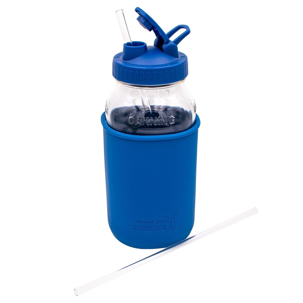Mason Jar Lifestyle – Glass Straws Mason Jar Lifestyle - Glass Straws clear borosilicate glass - image 9