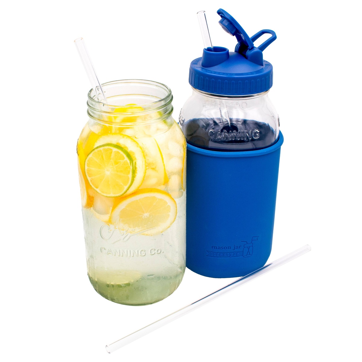 Mason Jar Lifestyle – Glass Straws Mason Jar Lifestyle - Glass Straws clear borosilicate glass - image 10