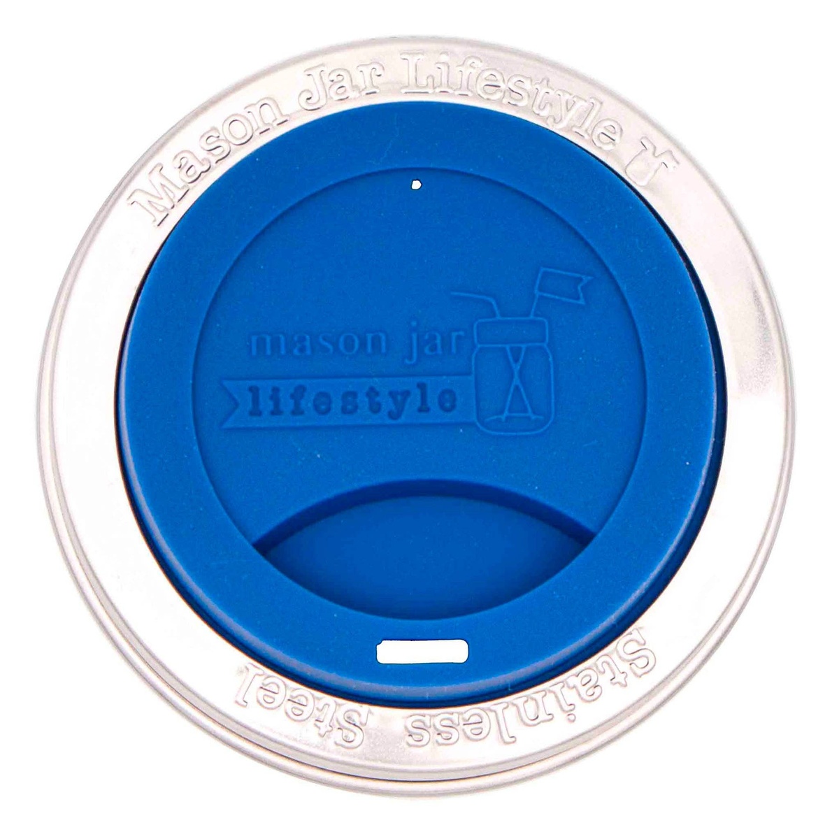 Mason Jar Lifestyle - Silicone Drinking Lid with Stainless Steel Band for Jars bpa-free - image 15