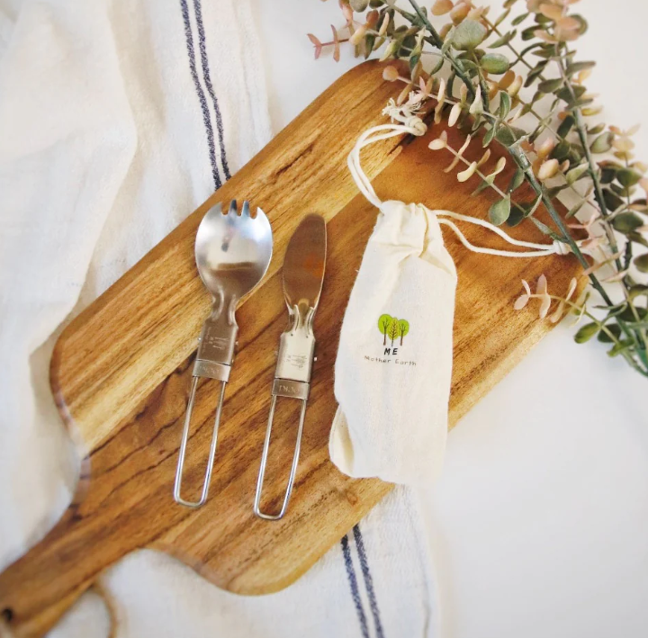 Me Mother Earth - Collapsible Utensil Set organic cotton