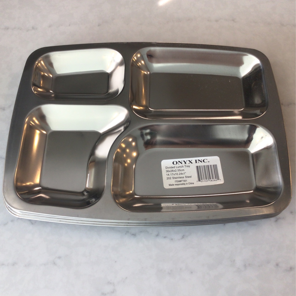 Onyx - Stainless Steel Lunch Tray