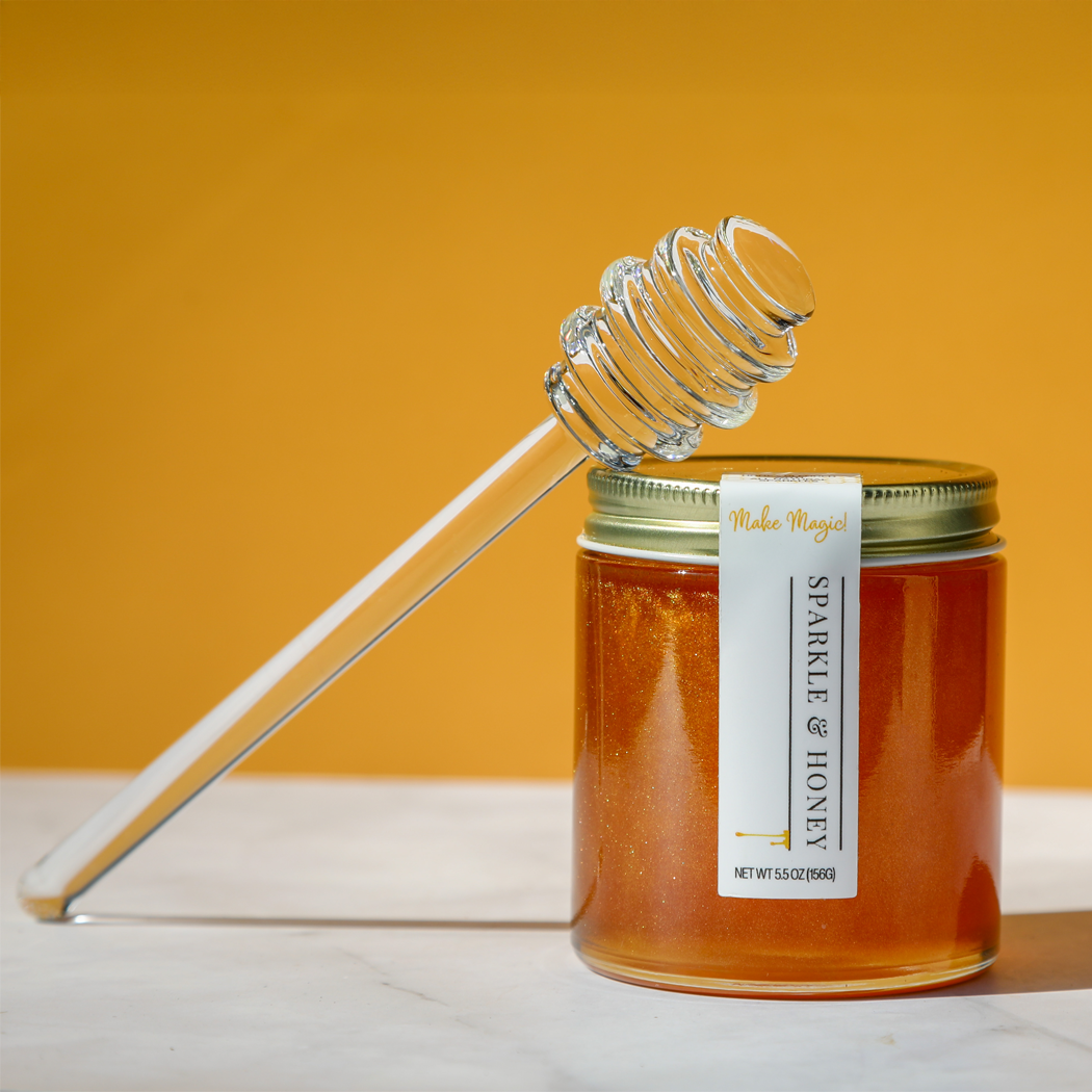 The Enchanted Hive - 6-Inch Glass Honey Dipper durable - image 3