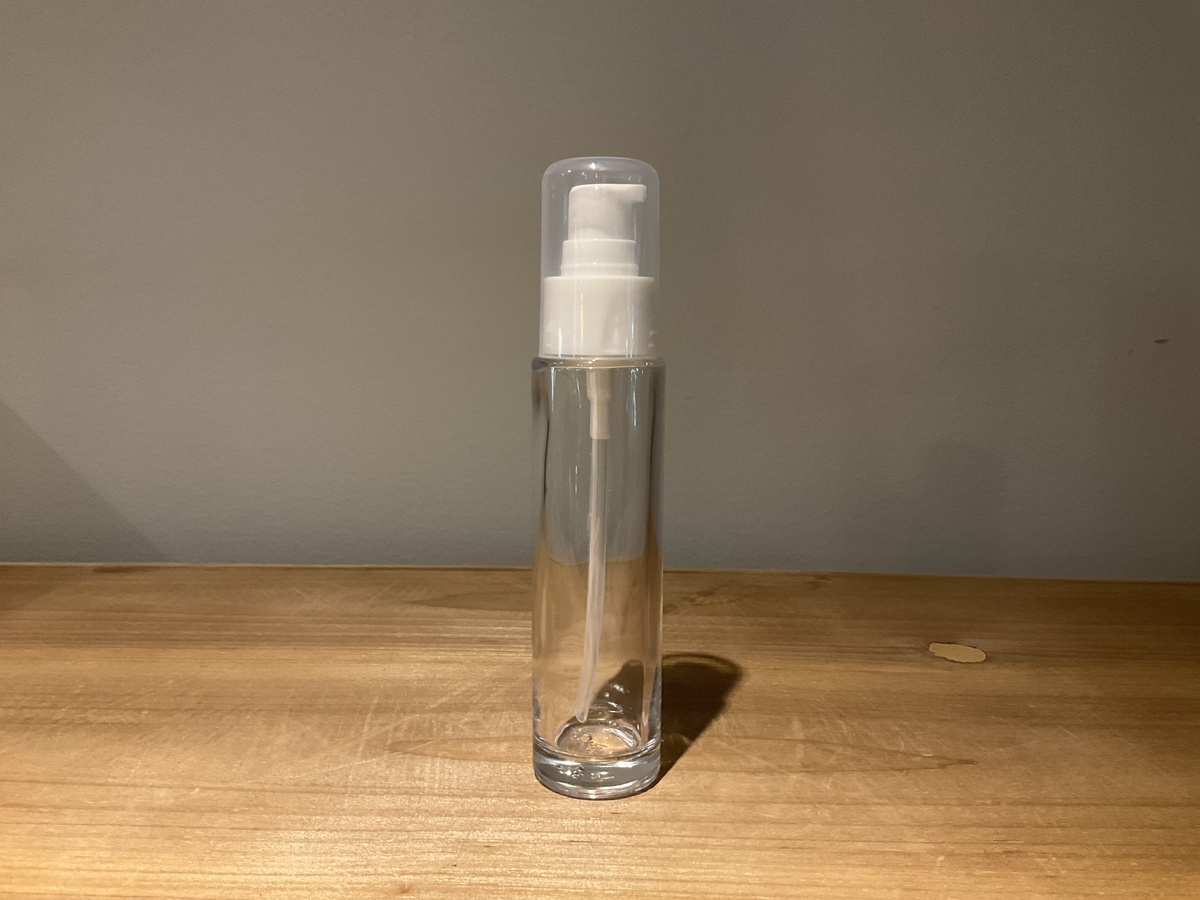 Glassnow 2oz Glass Bottle w/ Treatment Pump